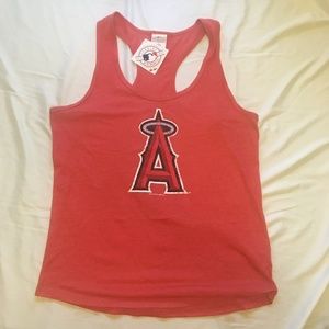LA Angels Racerback Tank Red NWT
